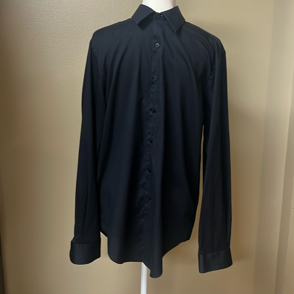 NWOT Van Heusen Flex Slim Fit Stretch Button Down Long Sleeve Men's Shirt